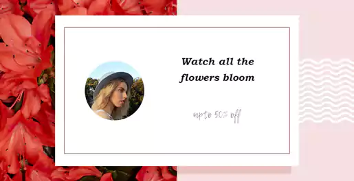 Flower Facebook Ads Banner Design