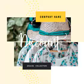 Instagram Fashion Collection Ads Banner Design