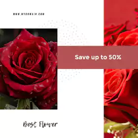 Instagram Flower Ads Banner Design