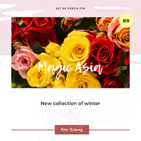 Instagram Flower Ads Banner Design