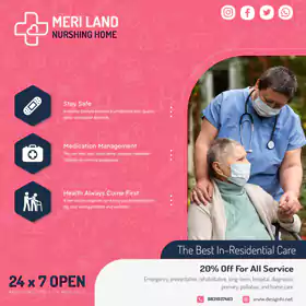 Instagram Nursing Ads Banner Design