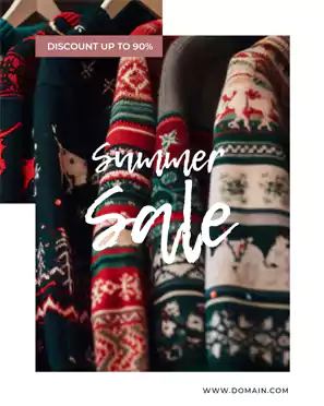 Pinterest Winter Collection Ads Banner Design